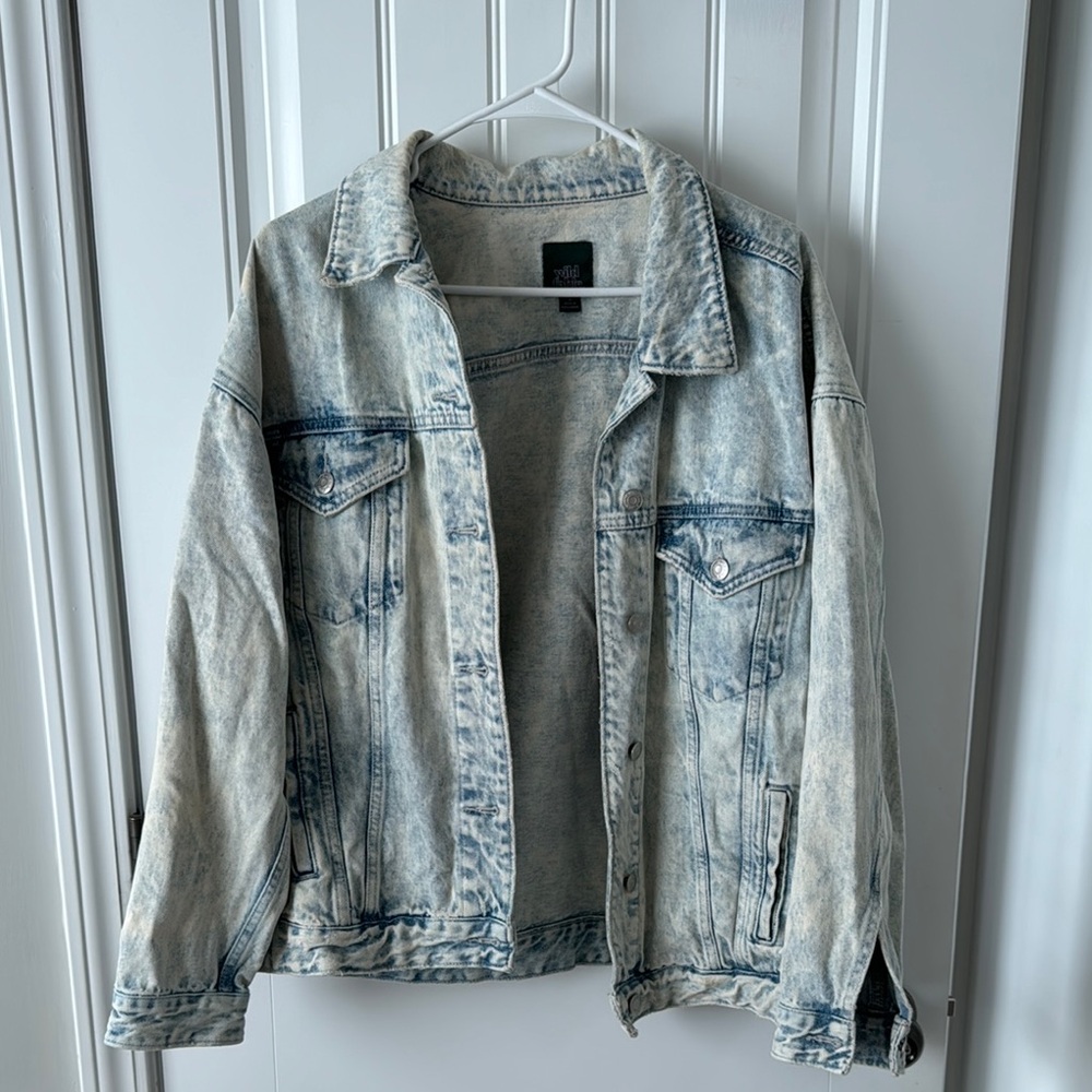 Acid Wash Denim Jacket